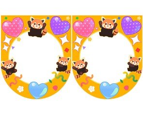 [개별도안] 등원 100일 축하해 가랜드