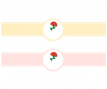카네이션 선물 띠지