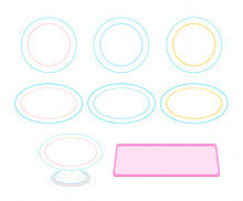 디저트 그릇,쟁반