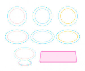 디저트 그릇,쟁반