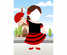 스페인 배경 합성이미지