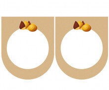 [개별도안] 군밤 가게 가랜드