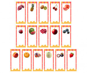 과일가게 개별 메뉴판(문구없음)