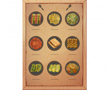 전 가게 메뉴판(문구없음)