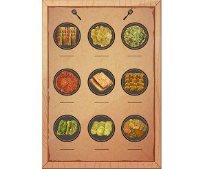 전 가게 메뉴판(문구없음)