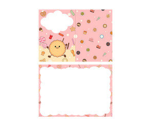 과자파티 초대장(문구없음)