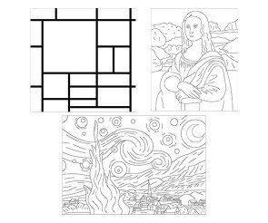 [개별도안] 명화 색칠하기
