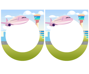 [개별도안] 두근두근 여행가요 가랜드