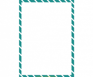 청록색 사선 테두리