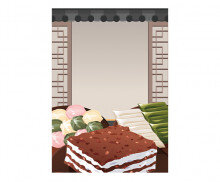 떡 방앗간 포스터(문구없음)