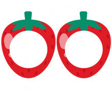 [개별도안] 딸기농장 가랜드