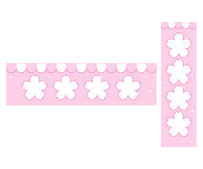 꽃잎 카페 가로 세로 배너(문구없음)