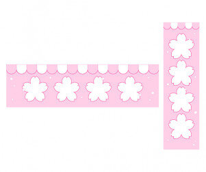 꽃잎 카페 가로 세로 배너(문구없음)