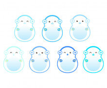 [개별도안] 겨울아 같이 놀자 가랜드