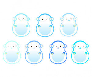 [개별도안] 겨울아 같이 놀자 가랜드