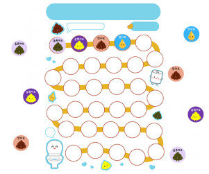 칭찬판(배변)(문구없음)