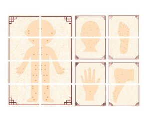 한의원 혈자리 포스터 만들기