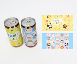 어린이날 캔음료 라벨