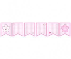 [개별도안] 꽃잎 카페 가랜드