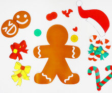 진저맨쿠키 장식하기