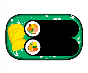 접시에 담긴 김밥