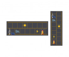 우리가 사용하는 에너지 원고지 레터링(문구없음)