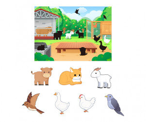 [개별도안] 동물농장 그림자 맞추기